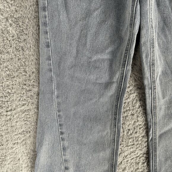 1822 Denim Women Retro 70s Super Flared Jeans Slit Hem Bell Bottom High Rise Y2K - Picture 6 of 16